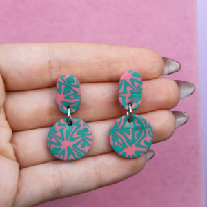 Pendientes Tándem edición limitada Chicle de Menta
