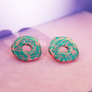 Pendientes Donetes Chicle de Menta