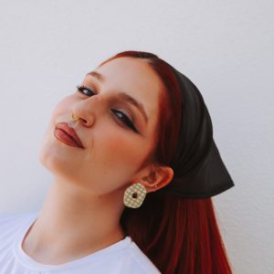 Pendientes Donuts Relieve Verde